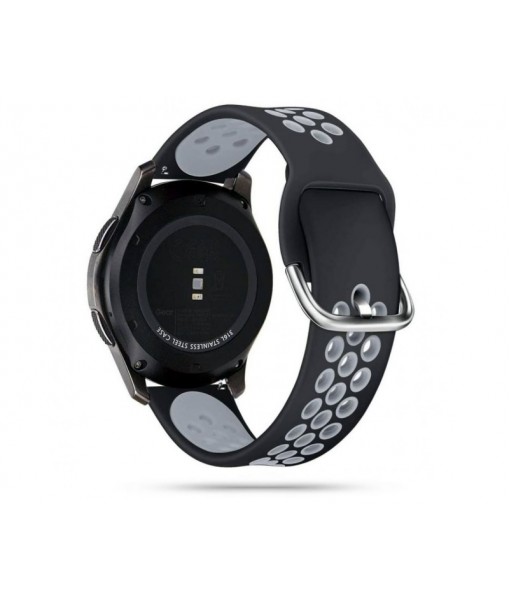 Curea Ceas Tech Compatibila Cu Samsung Galaxy Watch 3 - 41mm Negru/gri